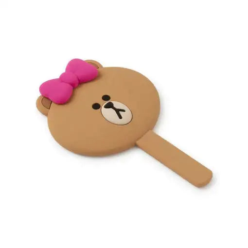 Line Friends - Silicon Hand Mirror - Line Friends - Accessories - Harumio