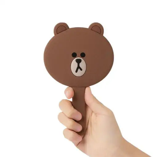 Line Friends - Silicon Hand Mirror - Line Friends - Accessories - Harumio