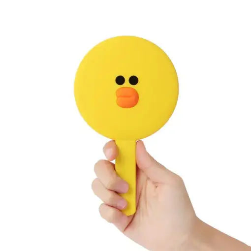 Line Friends - Silicon Hand Mirror - Line Friends - Accessories - Harumio