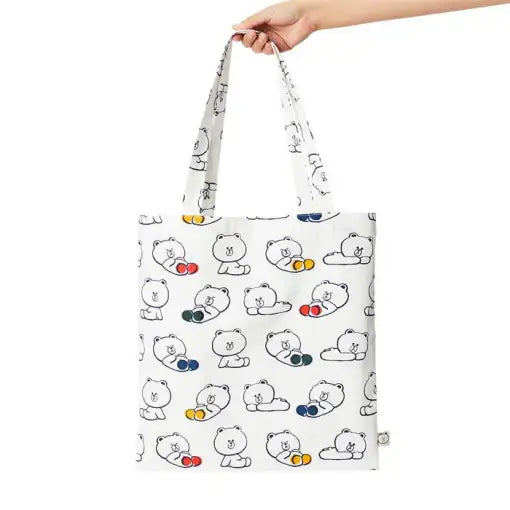 Line Friends x Kitty Bunny Pony - Square Shopping bag - Line Friends - Accessories - Harumio
