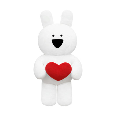 Overaction Bunny - Bunny With Heart Plushie (100cm)