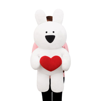 Overaction Bunny - Bunny With Heart Plushie (100cm)