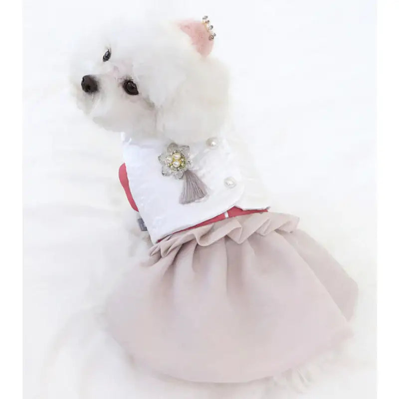 ITSDOG - Pet Princess Jimin Quilted Hanbok - ITSDOG - Pet Clothes - Harumio