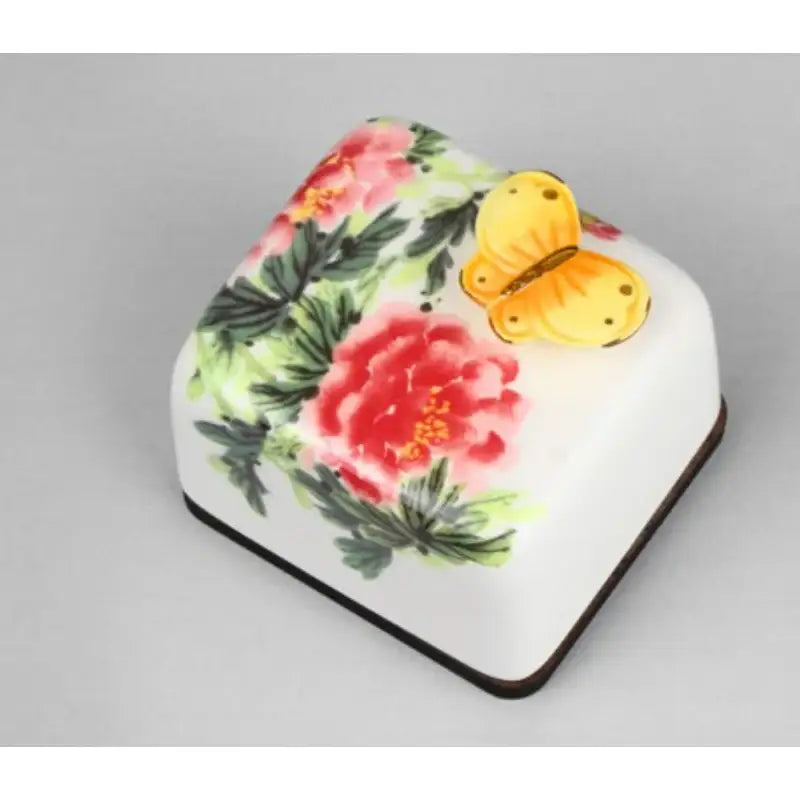 HK Studio - Korean Art Peony Musical Paperweight - HK Studio - Music Box - Harumio