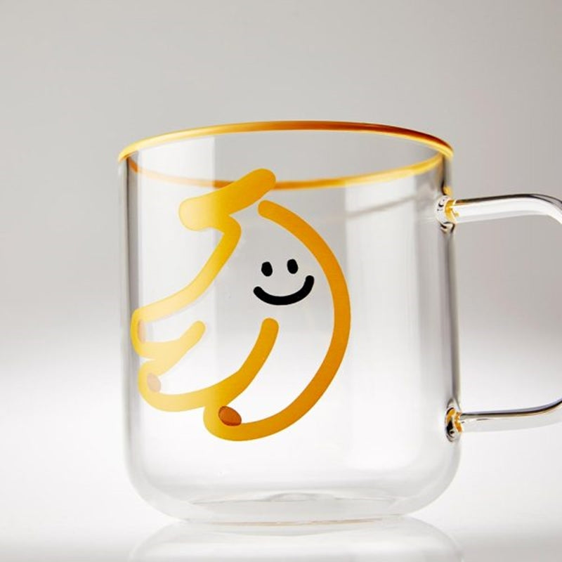 Korean Picnic Day - Heat Resistant Glass Mug