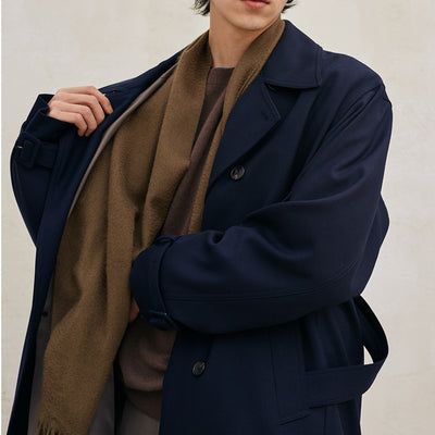 The Knit Company X Lee Soo-hyuk - 20FW Wool Trench Coat