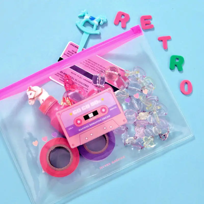 Second Mansion x 10x10 - Retro Mood Zipper Bag - Second Mansion - Zipper Bag - Harumio