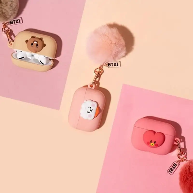 BT21 x Royche - Baby Airpods Pro Case Pom-Pom - BT21 - Accessories - Harumio