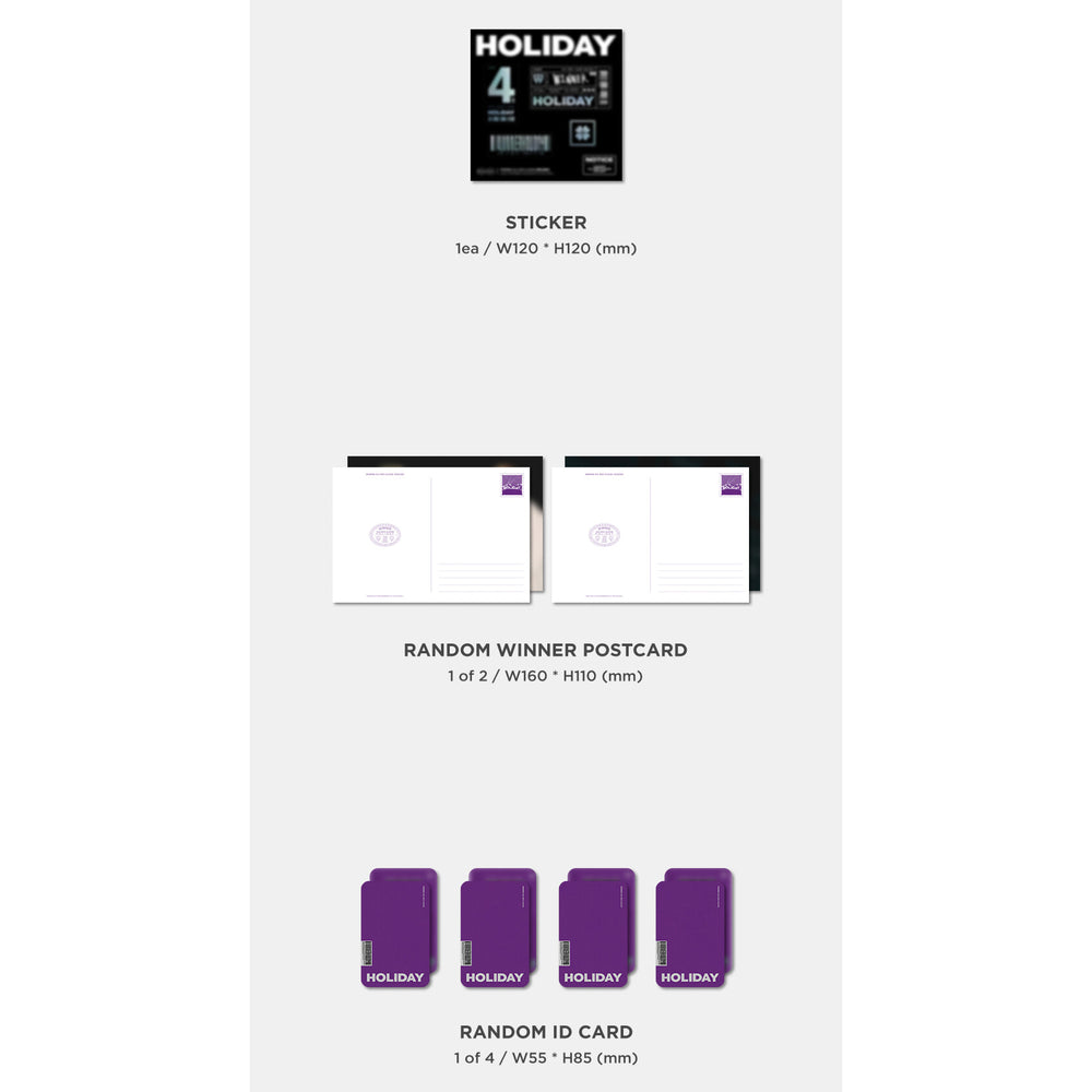 WINNER - HOLIDAY : Mini Album Vol. 4