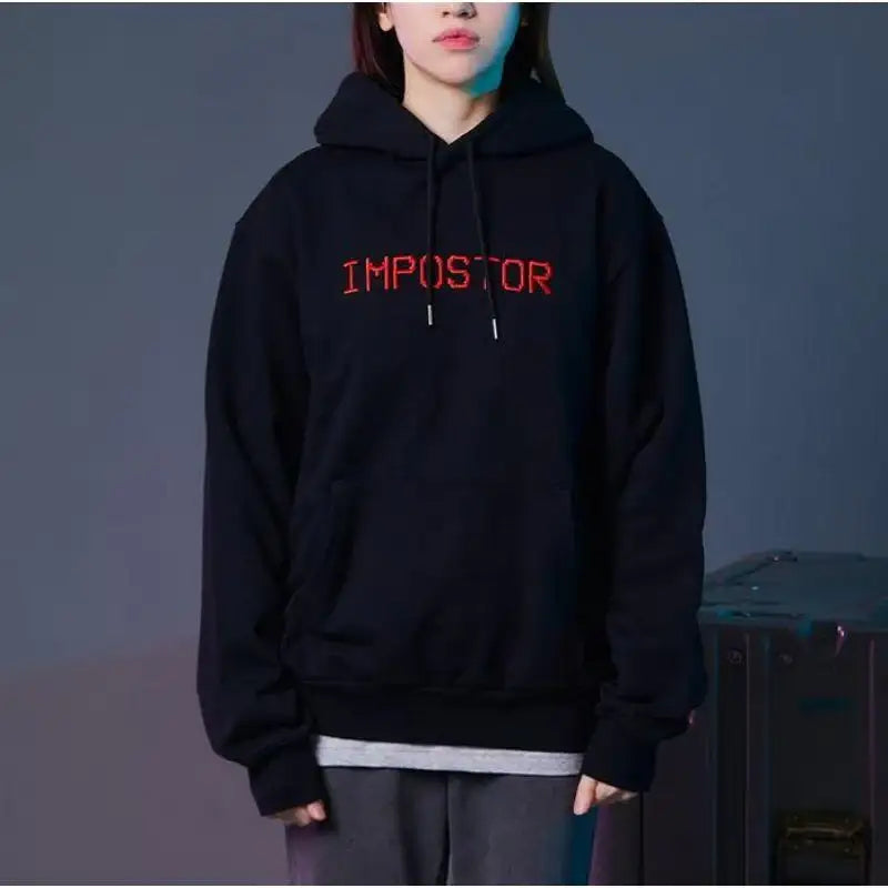 BT21 x AMONG US - Imposter Hooded Sweatshirt - Limited Edition - LINE FRIENDS - Sweatshirt - Harumio