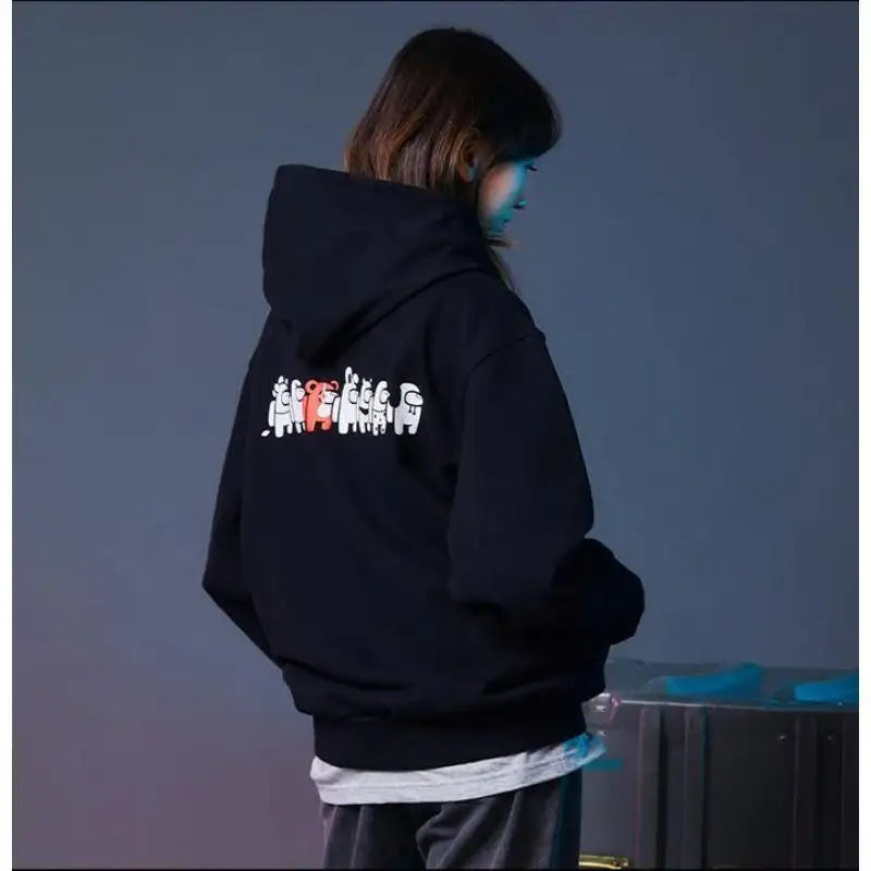 BT21 x AMONG US - Imposter Hooded Sweatshirt - Limited Edition - LINE FRIENDS - Sweatshirt - Harumio