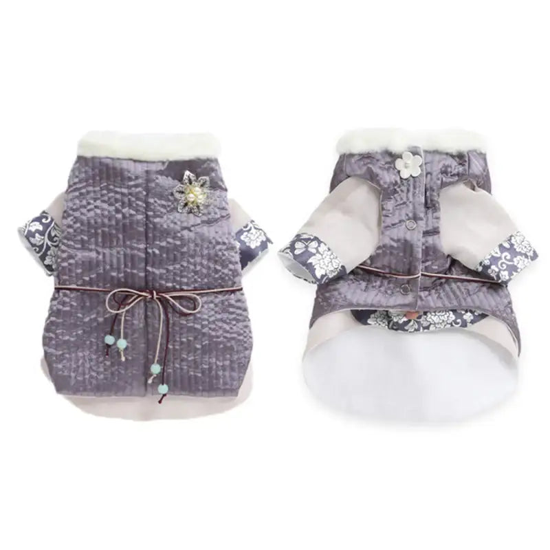ITSDOG - Pet Prince Jihoo Quilted Hanbok - ITSDOG - Pet Clothes - Harumio
