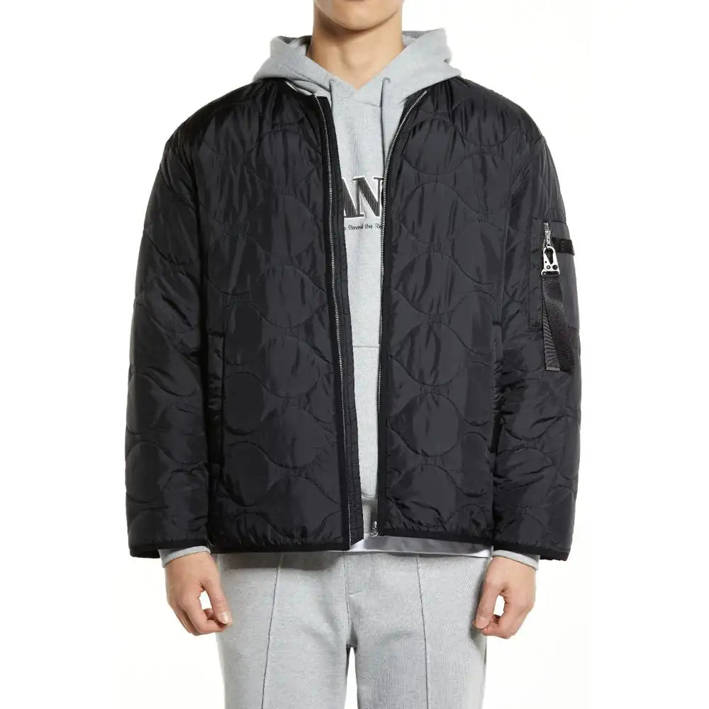 DRX - Slogan Quilted Jumper - DRX - Clothing - Harumio