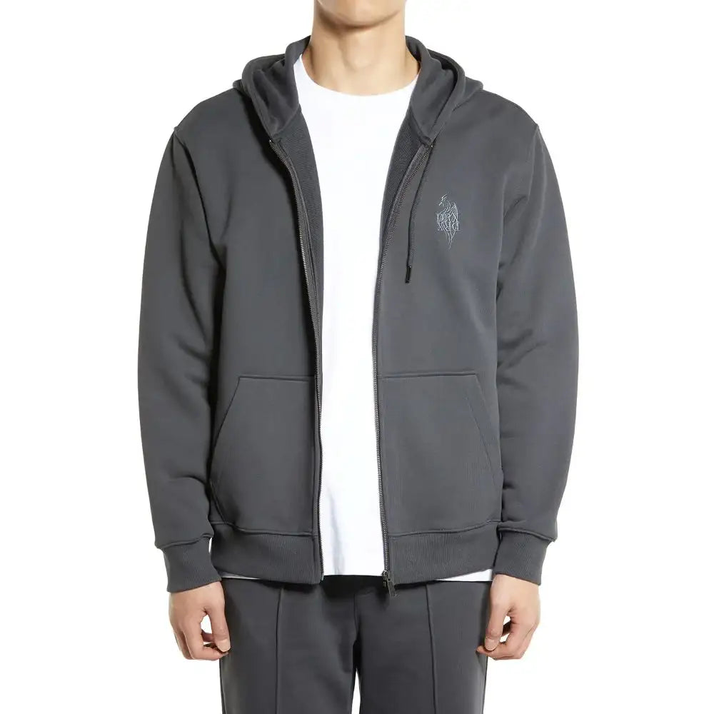 DRX - Slogan Hood Zip-Up - DRX - Clothing - Harumio