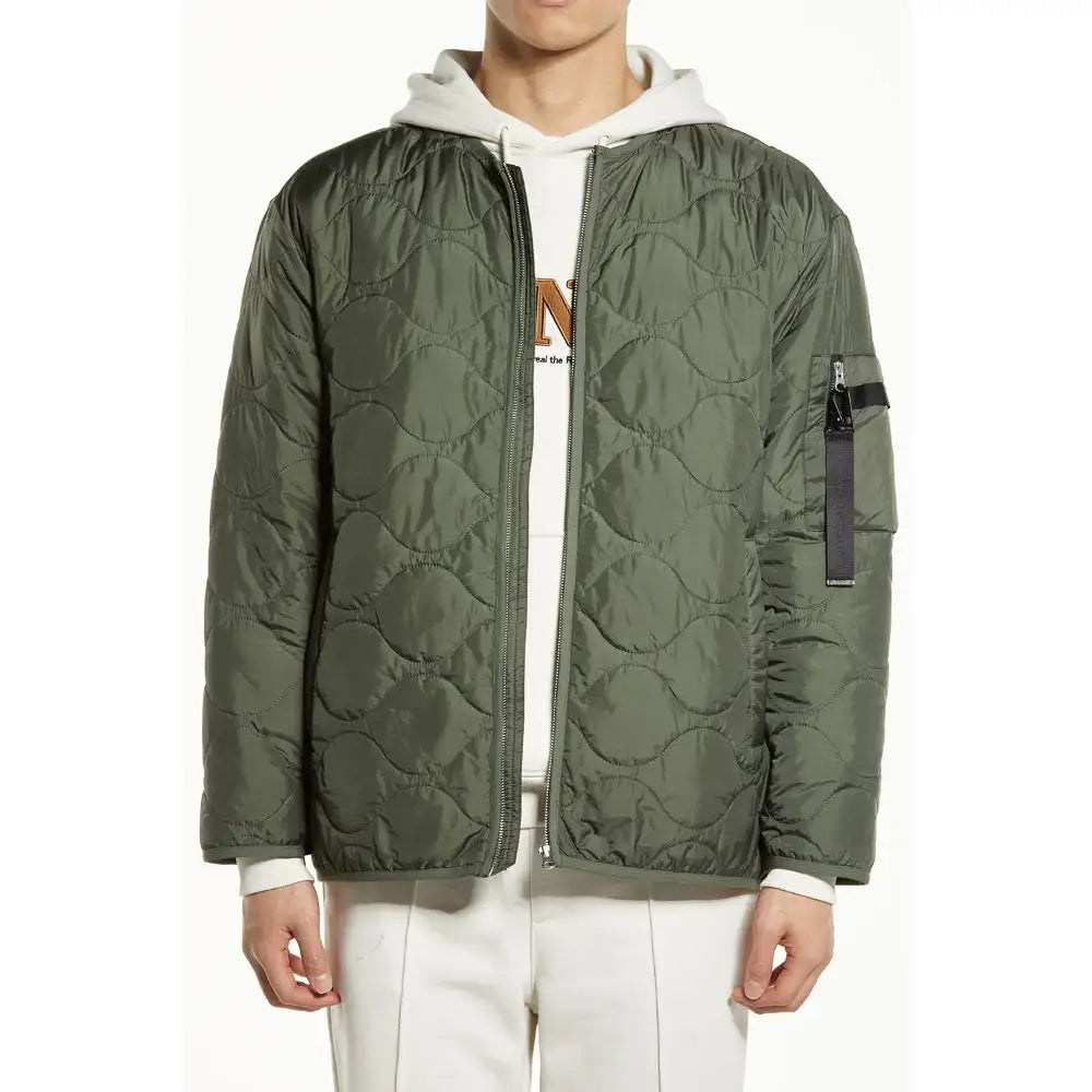 DRX - Slogan Quilted Jumper - DRX - Clothing - Harumio