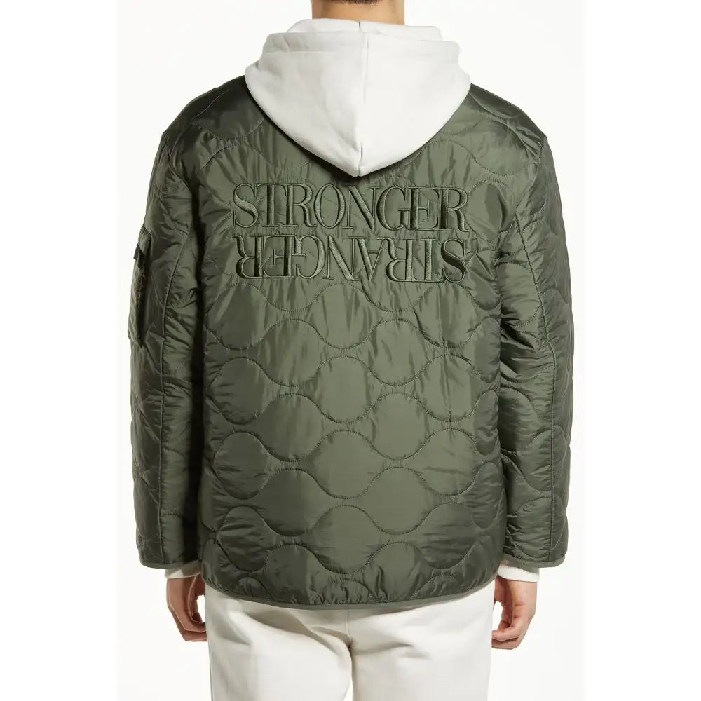 DRX - Slogan Quilted Jumper - DRX - Clothing - Harumio