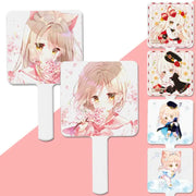 Omowa Whirsis - Handle Square Mirror - Webtoon Shop - Mirrors - Harumio