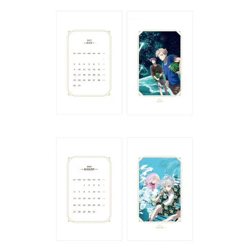 Dark Moon - 2023 Calendar - Webtoon Friends - Calendar - Harumio