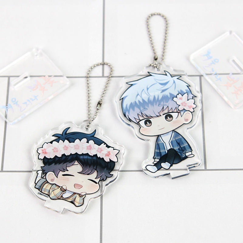 Cherry Blossoms After Winter - Acrylic Picnic set - Webtoon Shop - Acrylic Stand - Harumio