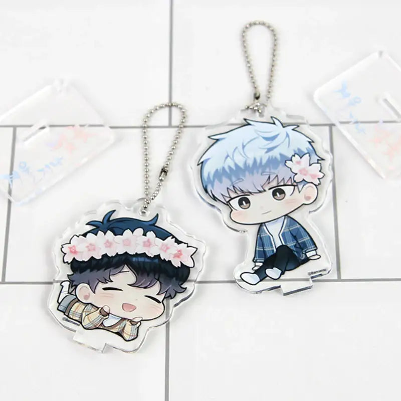 Cherry Blossoms After Winter - Acrylic Picnic set - Webtoon Shop - Acrylic Stand - Harumio