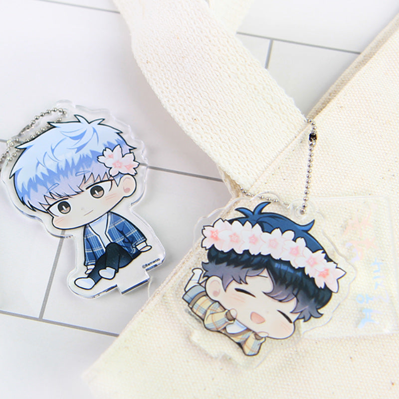 Cherry Blossoms After Winter - Acrylic Picnic set - Webtoon Shop - Acrylic Stand - Harumio