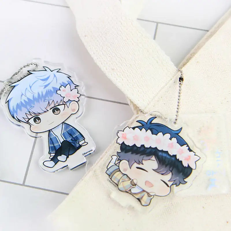 Cherry Blossoms After Winter - Acrylic Picnic set - Webtoon Shop - Acrylic Stand - Harumio