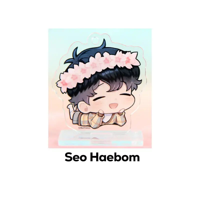 Cherry Blossoms After Winter - Acrylic Picnic set - Webtoon Shop - Acrylic Stand - Harumio