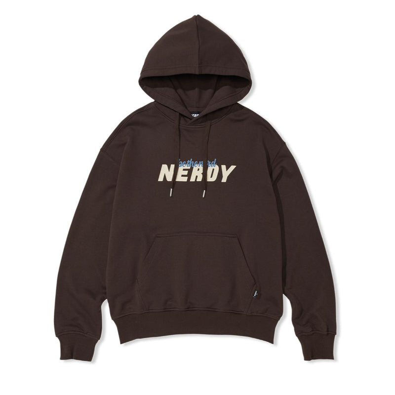 NERDY x TAEYEON - Layered Curvy Logo Hoodie Set