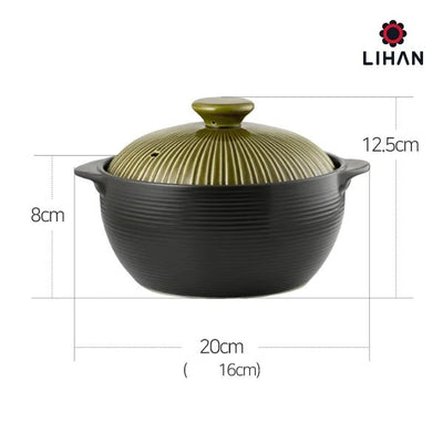 Korea Ceramic Living - Lihan Aseptic Earthen Pot (Green)
