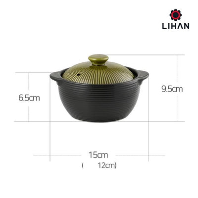 Korea Ceramic Living - Lihan Aseptic Earthen Pot (Green)