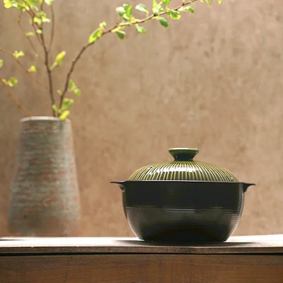 Korea Ceramic Living - Lihan Green Non-Crack Earthenware Set (3 items)