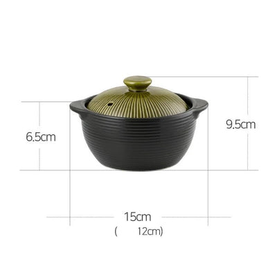 Korea Ceramic Living - Lihan Green Non-Crack Earthenware Set (3 items)