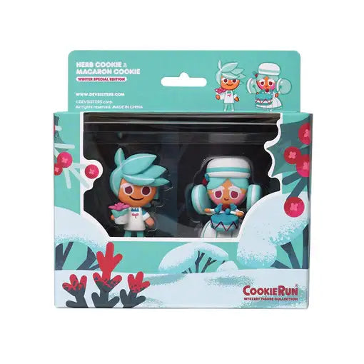 Cookie Run - Winter Special Edition Doll Figure Herb Cookie and Macaron Cookie - Cookie Run - Accessories - Harumio