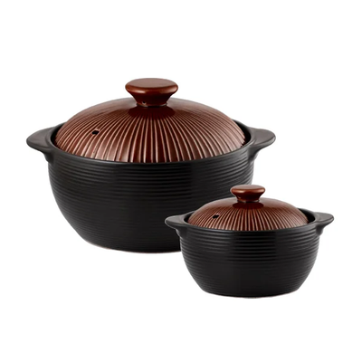 Korea Ceramic Living - Lihan Brown Non-Crack Earthenware Set (2 items)