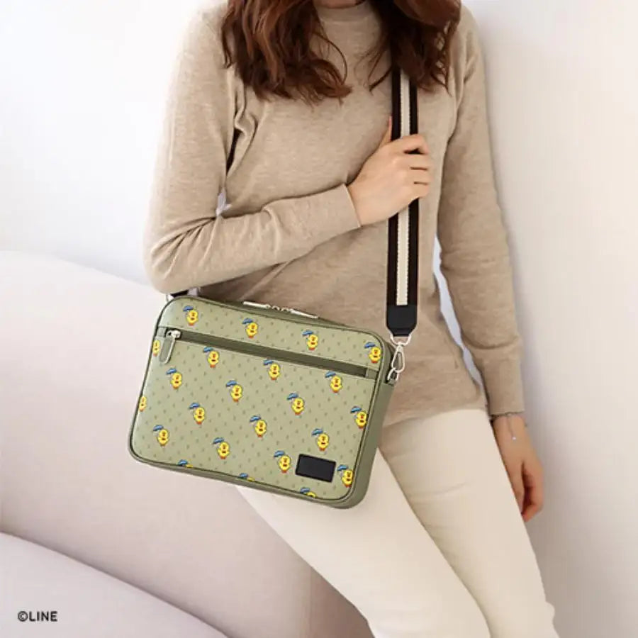 Monopoly x LINE - Brown and Friends - Easy Carry Laptop Pouch Vintage - Monopoly - Accesories - Harumio