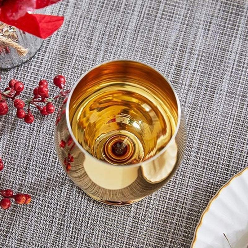 Korean All Gold - Wine Glass & Brandy Glass - Modern House - Wine Glass - Harumio