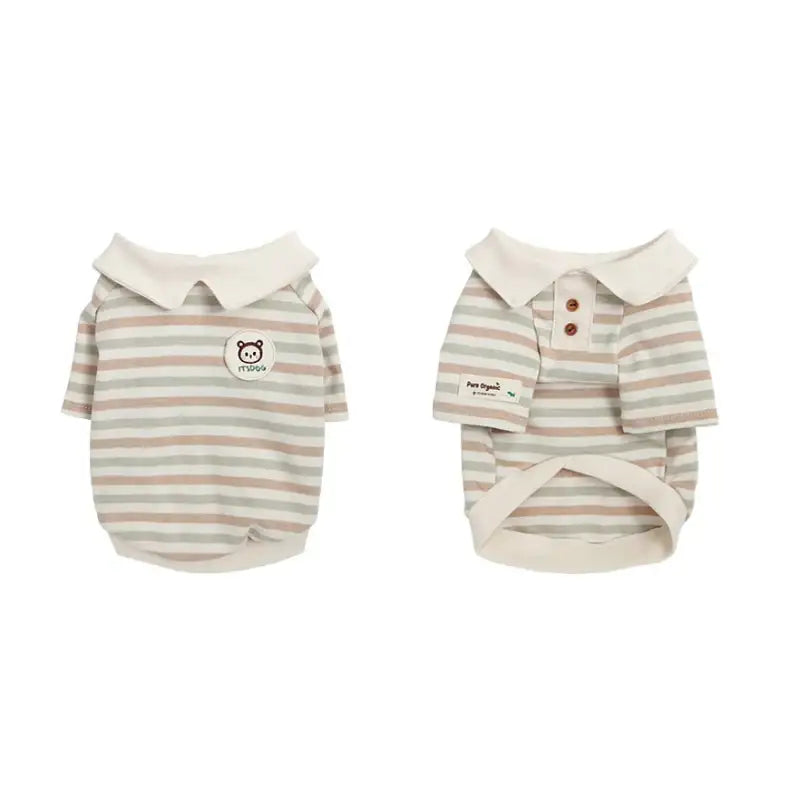 ITSDOG - Pet Organic Teddy Bear Polo Shirt - ITSDOG - Pet Clothes - Harumio