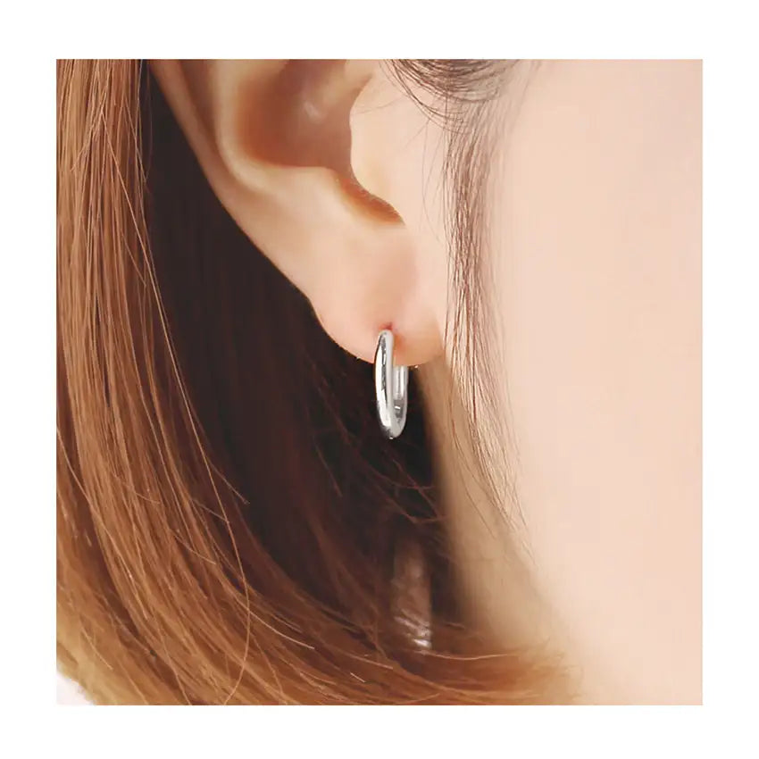 OST - Basic Simple Silver Earrings - OST - Jewelry - Harumio