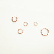 OST - Basic Simple Rose Gold Earrings - OST - Jewelry - Harumio