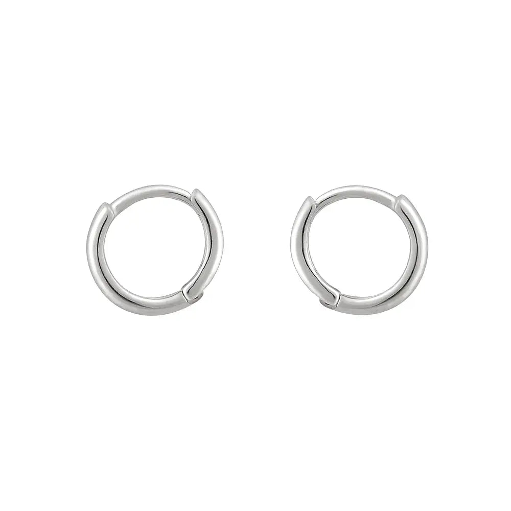 OST - Basic Simple Silver Earrings - OST - Jewelry - Harumio
