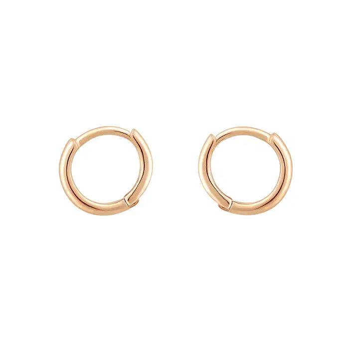 OST - Basic Simple Rose Gold Earrings - OST - Jewelry - Harumio