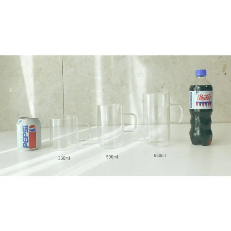 Somkist - Cafe Heat Resistant Glass Mug Cup - Somkist - Mugs - Harumio