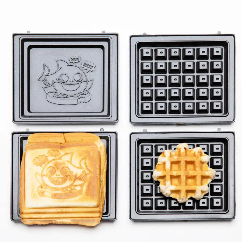 Bo Friends x Pinkfong Baby Shark - Sandwich & Waffle Maker - Bo Friends - Waffle Maker - Harumio