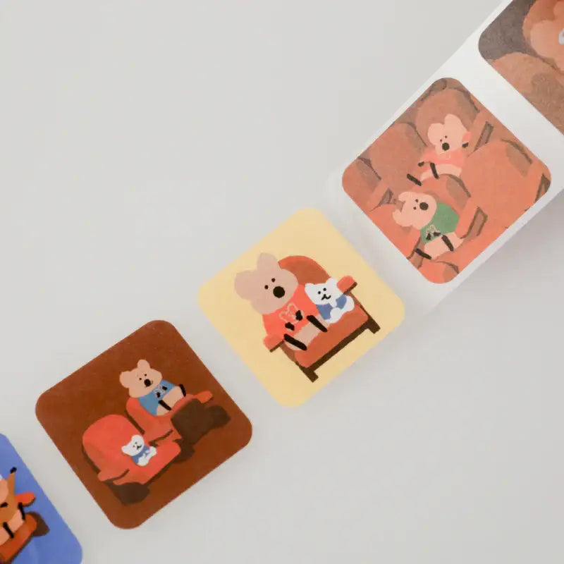 Dinotaeng - Marshville Cinema Masking Tape - Dinotaeng - Masking Tape - Harumio