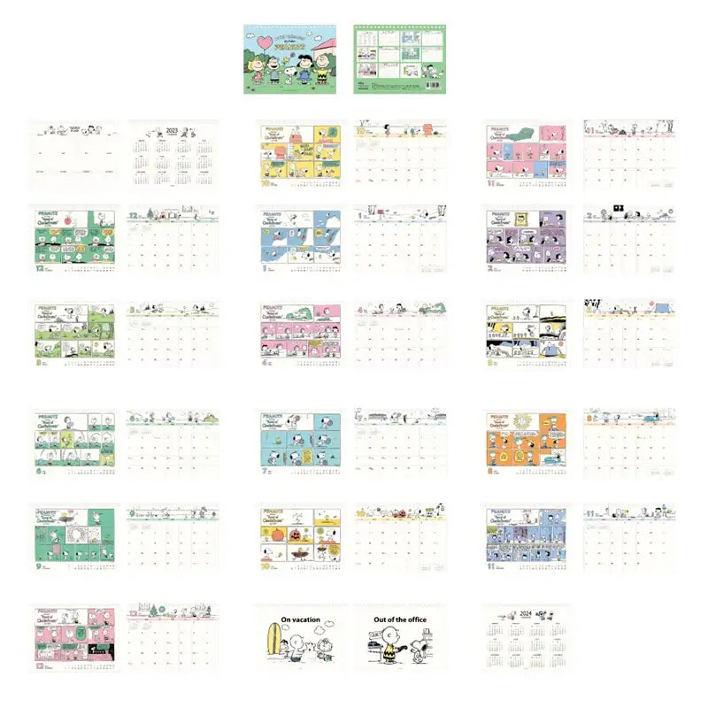 Peanuts - 2023 Snoopy Desk Calendar - 10x10 - 2023 Calendars - Harumio