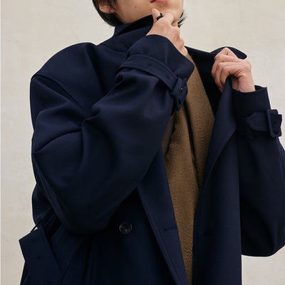 The Knit Company X Lee Soo-hyuk - 20FW Wool Trench Coat