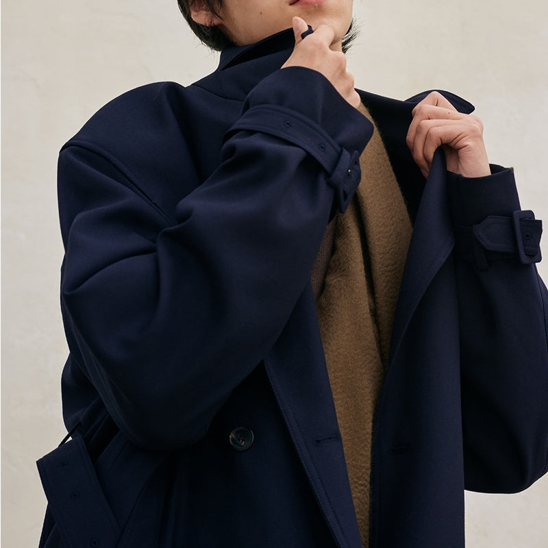 The Knit Company X Lee Soo-hyuk - 20FW Wool Trench Coat