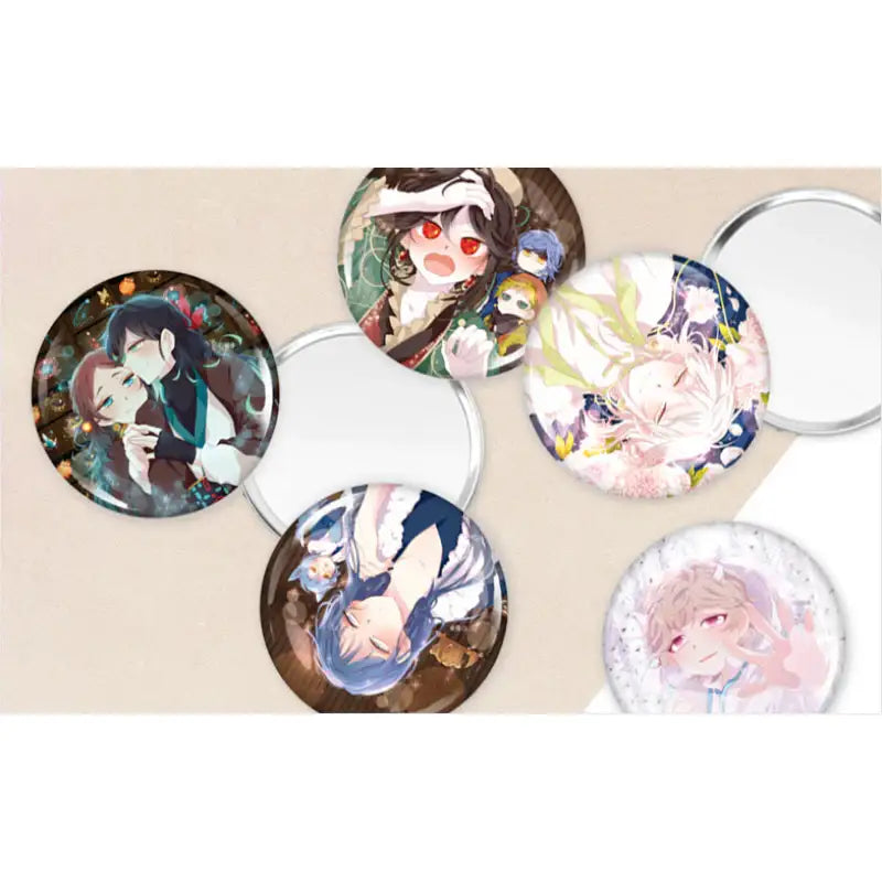 Heaven And Earth - Round Hand Mirror - Webtoon Shop - Mirror - Harumio