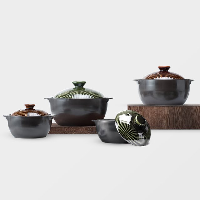 Korea Ceramic Living - Lihan Aseptic Earthen Pot (Green)
