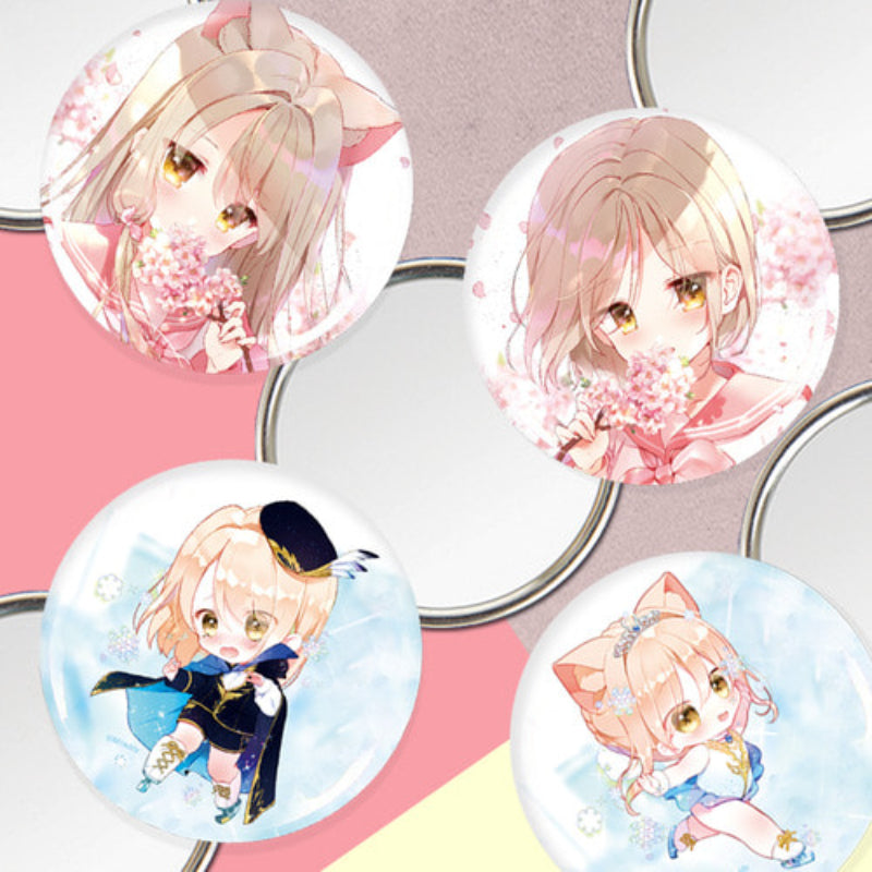 Omowa Whirsis - Round Pin Mirror